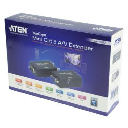 ATEN VE022-AT-G Features \n- Uses a Cat