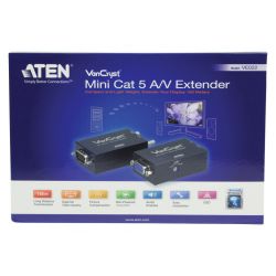 ATEN VE022-AT-G Features \n- Uses a Cat