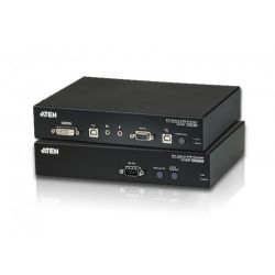 ATEN CE690-AT-G El CE690 es un sistema de extensión KVM DVI que supera las restricciones de…