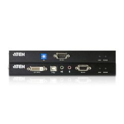 ATEN CE600-AT-G El CE600 es una extensión KVM para consolas USB y gráfica DVI con función serie…