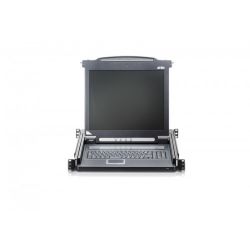 ATEN CL1000M-ATA-XG El CL1000 es una consola KVM LCD que realiza las funciones de interfaz de…