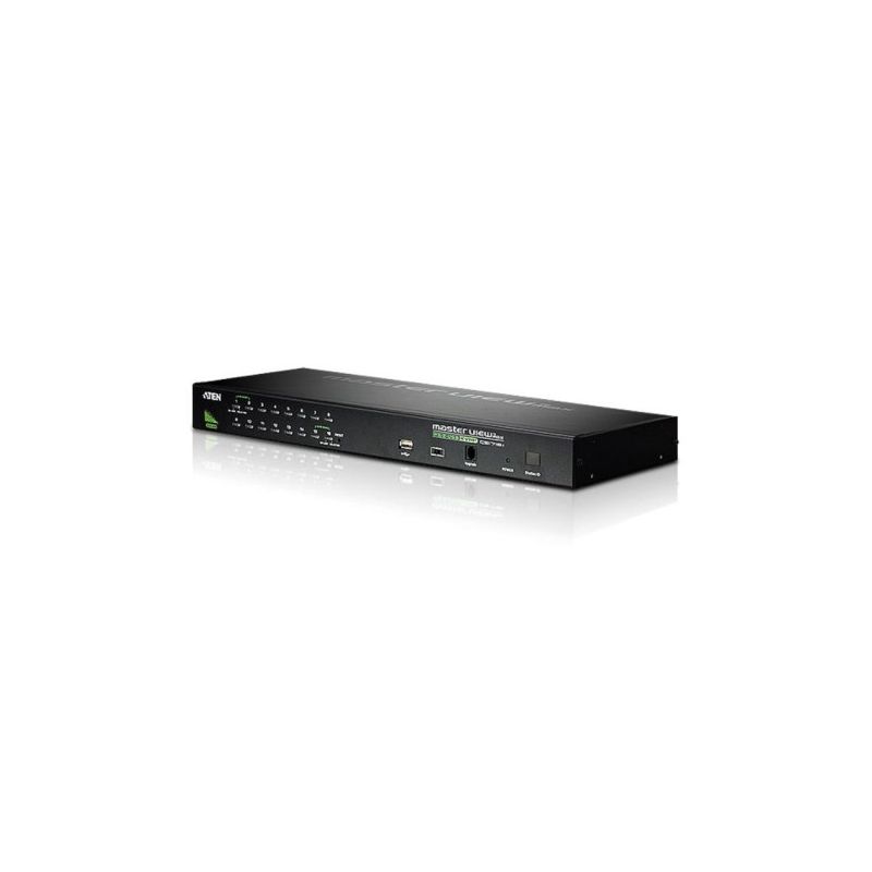 ATEN CS1716A-AT-G El Switch KVM CS1716A es una unidad de control que permite acceder a múltiples…