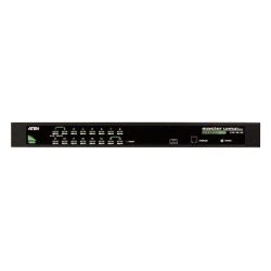 ATEN CS1316-AT-G The CS1316 KVM Switch allows you to access and control up to 256 computers from a…