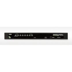 ATEN CS1308-AT-G Características - Um console USB – PS/2 controla 8 computadores - Cascateável…