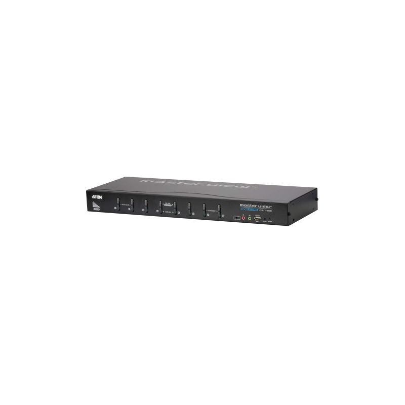 ATEN CS1768-AT-G El switch KVM para consola USB de 8 puertos e interfaz DVI CS1768 es una unidad…