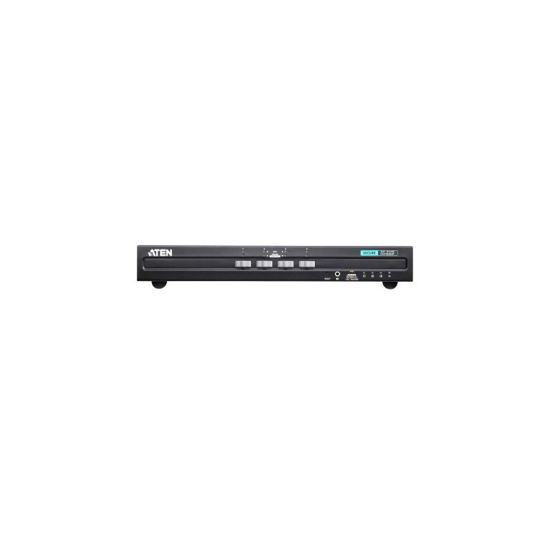 ATEN CS1184DP-AT-G El switch KVM seguro PSS PP v3.0 de ATEN (CS1184DP) se ha diseñado…