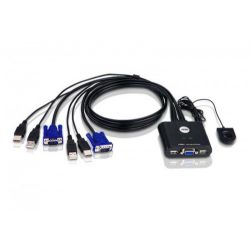 ATEN CS22U-AT SUBSTITUIÇÃO: MODELO CS62US Comutador KVM USB de 2 portas com interface VGA \nO…