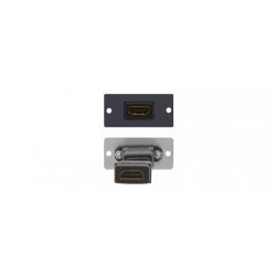 KRAMER 85-0009299 Wall Plate Inserción HDMI\nConexiones Panel Frontal — HDMI (H).\nConexiones…