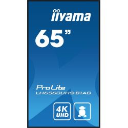 IIYAMA LH6560UHS-B1AG iiyama PROLITE. Conception du produit : Tableau de chevalet numérique