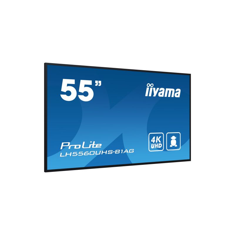 IIYAMA LH5560UHS-B1AG iiyama PROLITE. Conception du produit : Tableau de chevalet numérique