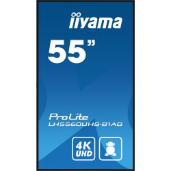 IIYAMA LH5560UHS-B1AG iiyama PROLITE. Design do produto: Quadro de cavalete digital