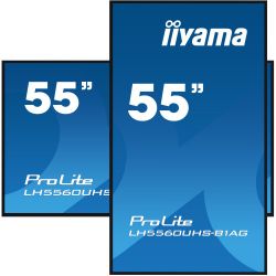 IIYAMA LH5560UHS-B1AG iiyama PROLITE. Conception du produit : Tableau de chevalet numérique