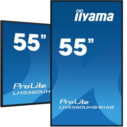 IIYAMA LH5560UHS-B1AG iiyama PROLITE. Conception du produit : Tableau de chevalet numérique