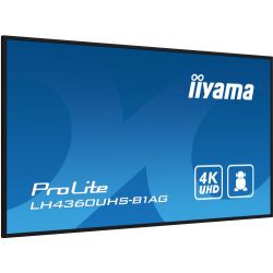 IIYAMA LH4360UHS-B1AG iiyama PROLITE. Conception du produit : Tableau de chevalet numérique