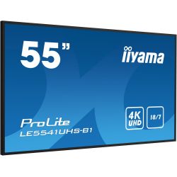 IIYAMA LE5541UHS-B1 Installé dans un cadre fin, l'iiyama LE5541UHS est un écran d'affichage…