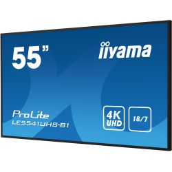 IIYAMA LE5541UHS-B1 Instalada en un bisel delgado, la iiyama LE5541UHS es una pantalla de…