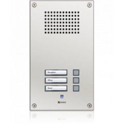 COMMEND C-SIP-WS203V COMMEND Vandal-resistant SIP wall-mount station with three call buttons and…