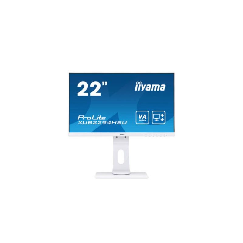 IIYAMA XUB2294HSU-W2 O ProLite XUB2294HSU com tecnologia de painel VA garante uma reprodução de…