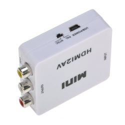 Conversor HDMI a AV 3xRCA  (audio+video) alimentacion por USB