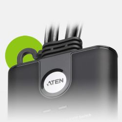 ATEN CS22HF-AT ATEN Switch KVM USB FHD HDMI de 2 puertos en formato cable