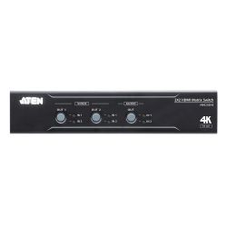 ATEN VM0202HB-AT-G El VM0202HB es un switch de matriz HDMI 4K real 2 x 2 con desincrustador de…