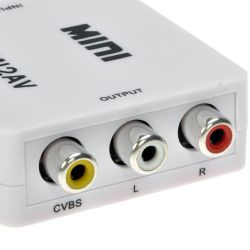 Conversor HDMI a AV 3xRCA  (audio+video) alimentacion por USB