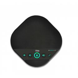 LAIA TPBT Micrófono-Altavoz Negro USB y Bluetooth con 4 micros digitales, hasta 5 metros de…