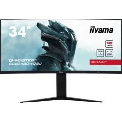 IIYAMA GCB3480WQSU-B1 G-MASTER GCB3480WQSU-B1Mergulhe no jogo com o Red Eagle GCB3480WQSU curvo com…