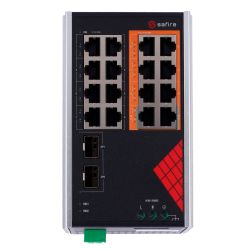 Safire SF-SWI1808HIPOE-GF-AC-130-DIN - Safire Switch Industrial Alimentación AC 90~264V, 16…