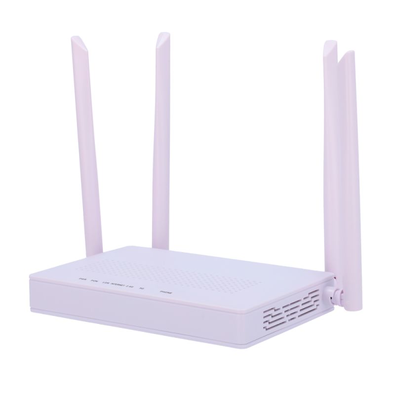 XPON-RT-4GE-AC1300-V-M - Marca Blanca Router ONT Wi-Fi 5 AC1300, 4 Puertos LAN…