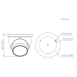 Dahua IPC-HDW2241T-ZS Domo IP H265 2M DN WDR 3DNR Starlight…