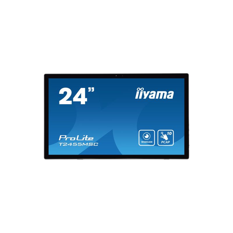 IIYAMA T2455MSC-B1 iiyama T2455MSC-B1. Design do produto: Tela plana para sinalização digital