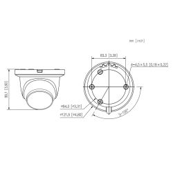 Dahua IPC-HDW2441TM-S-0280B Domo IP H265 4M DN WDR Starlight…