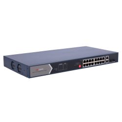 Hikvision DS-3E0520HP-E - Switch PoE Hikvision, 18 puertos RJ45 Gigabit + 2…