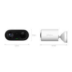 Imou KIT-IPC-B32P-FSP12-IMOU - Cámara Wifi Imou 3 Megapixel, Batería 5000 mAh +…