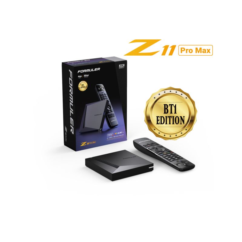 Formuler Z11 Pro Max BT1 Receptor Media Streamer 4K Android OTT con mando a distancia con voz Bluetooth