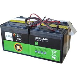 Global BAT-9V344AH-EZ8 Batterie Zinc-Air 9V-344Ah-3100Wh