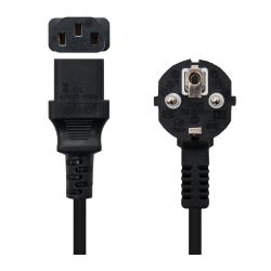 AC-EU-C13 - Cable de alimentación, Conector CEE7 macho, C13…