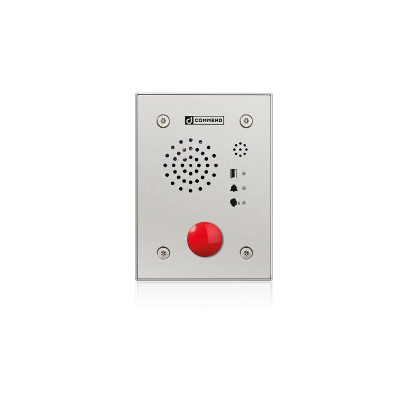 COMMEND Y-IB-AP962HTP-S Poste d'appel d'urgence anti-vandalisme avec bouton d'appel d'urgence (type…