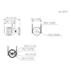 Dahua IPC-HFW1239DQ-PV-STW-0280B Tubulaire IP H265 2M PLEINE…