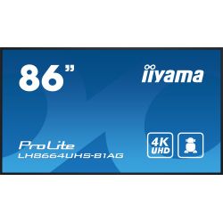 IIYAMA LH8664UHS-B1AG iiyama PROLITE. Design do produto: Quadro de cavalete digital