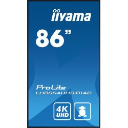 IIYAMA LH8664UHS-B1AG iiyama PROLITE. Conception du produit : tableau de chevalet numérique