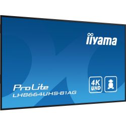 IIYAMA LH8664UHS-B1AG iiyama PROLITE. Design do produto: Quadro de cavalete digital