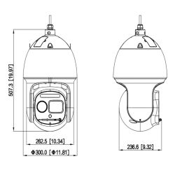 Dahua TPC-SD8641B-B25Z45-BM-S22 Dôme PTZ hybride IP thermique…