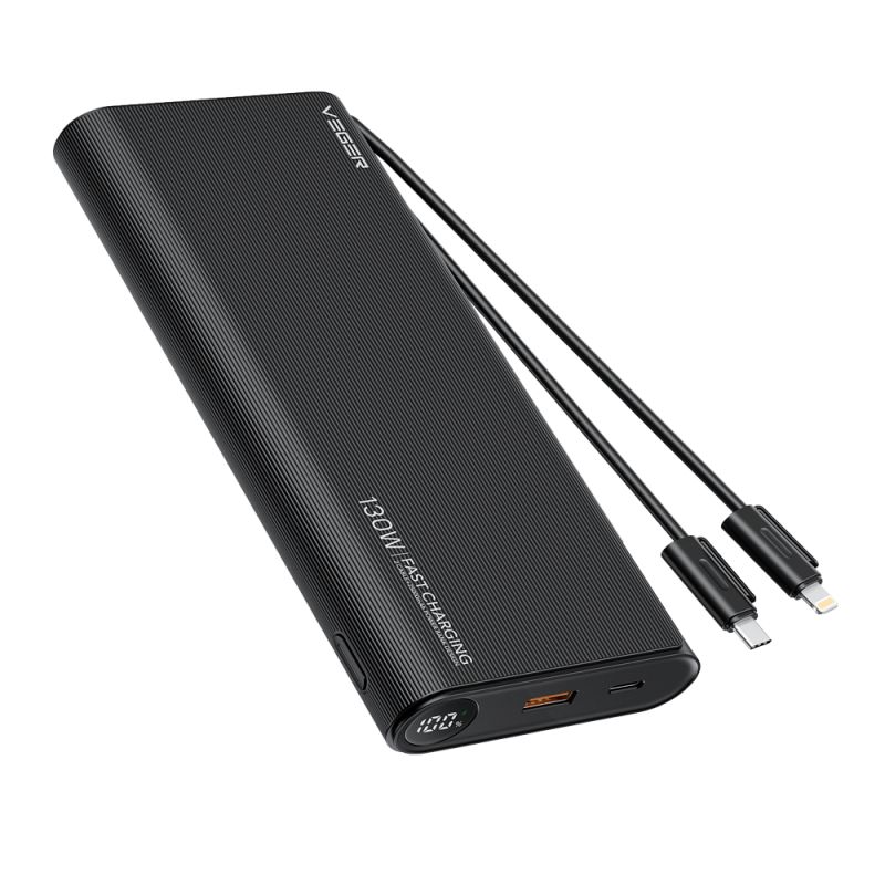 Veger VG-W2503-T130 - VEGER, Batería externa, Capacidad 25000 mAh, Voltaje…