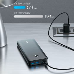 Anker ANK-POWERCORE3-ELITE-B - Anker, Power bank con LEDs de carga, Capacidad …