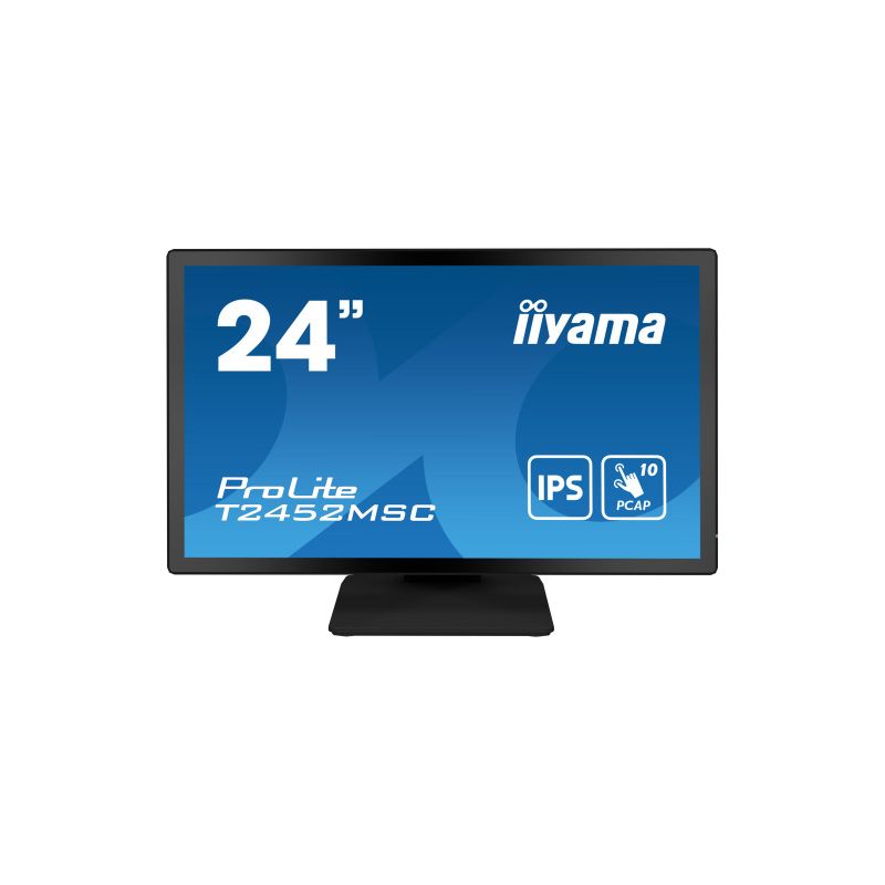 IIYAMA T2452MSC-B1 The ProLite T2452MSC-B1 with Full HD resolution (1920x1080) and precise 10-point…