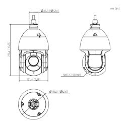 Dahua SD49425DB-HNY-GQ-EAU Dôme IP PTZ H265 4M WDR Starlight…