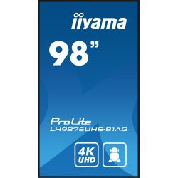 IIYAMA LH9875UHS-B1AG iiyama PROLITE. Conception du produit : tableau de chevalet numérique