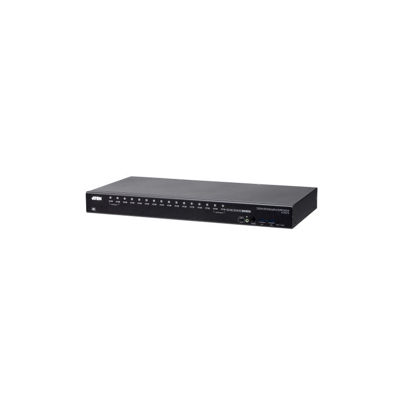 ATEN CS19216-AT-G O Switch KVM DisplayPort USB 3.0 4K de 16 Portas ATEN CS19216 permite-lhe aceder…